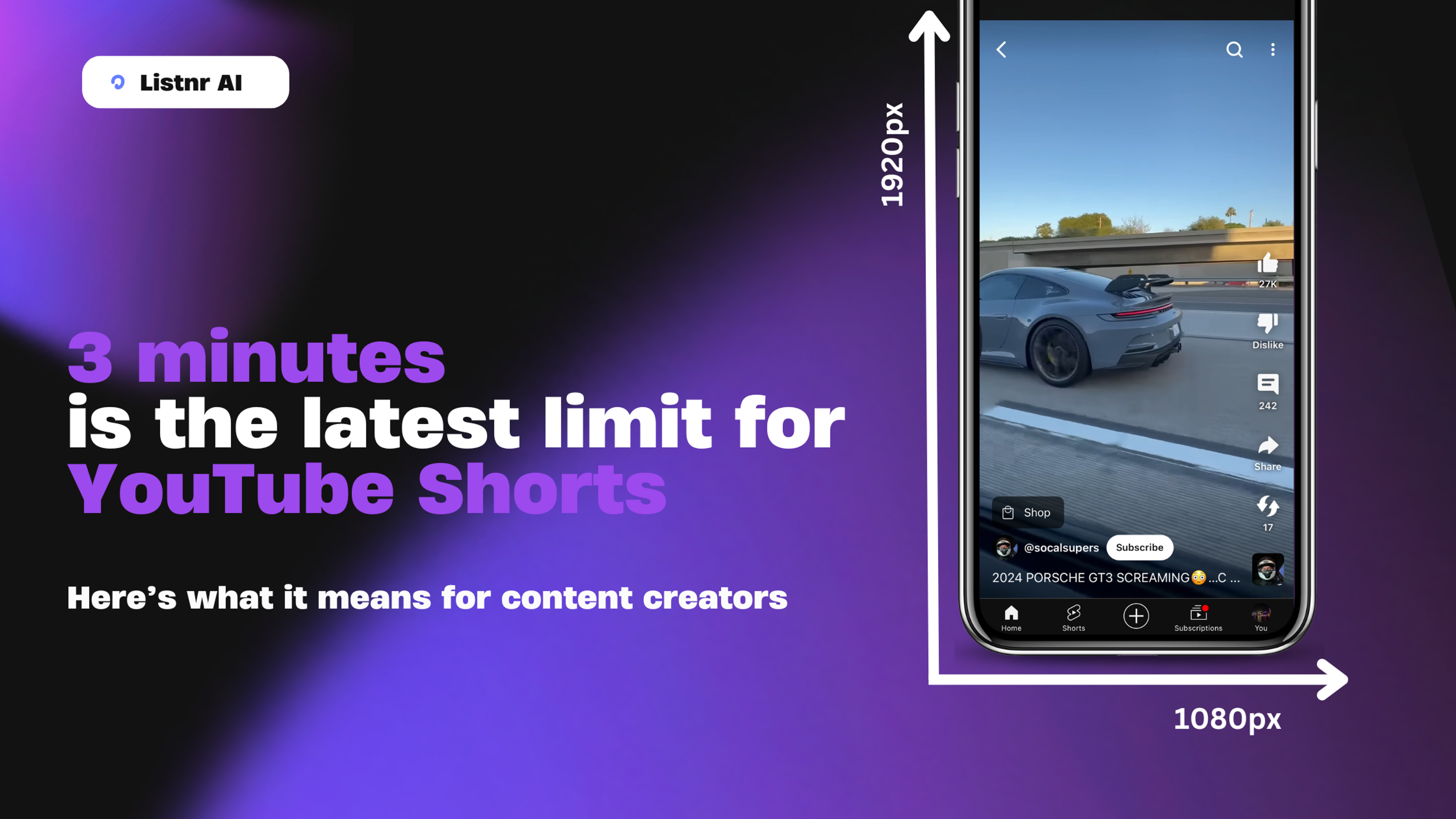 YouTube Expands Shorts Limit to 3 Minutes: What It Means for Creators