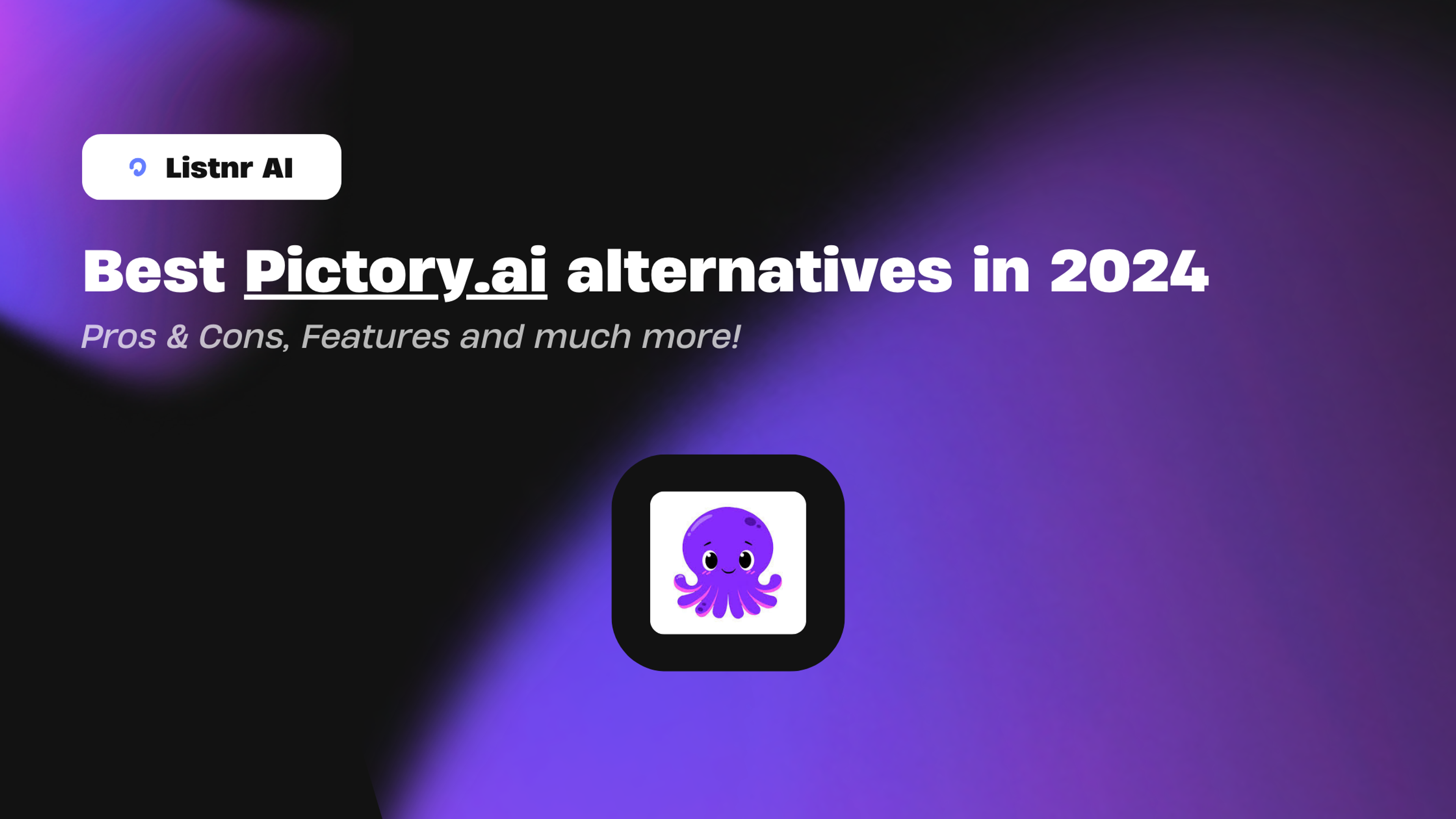 Pictory.ai Alternatives (October 2024)