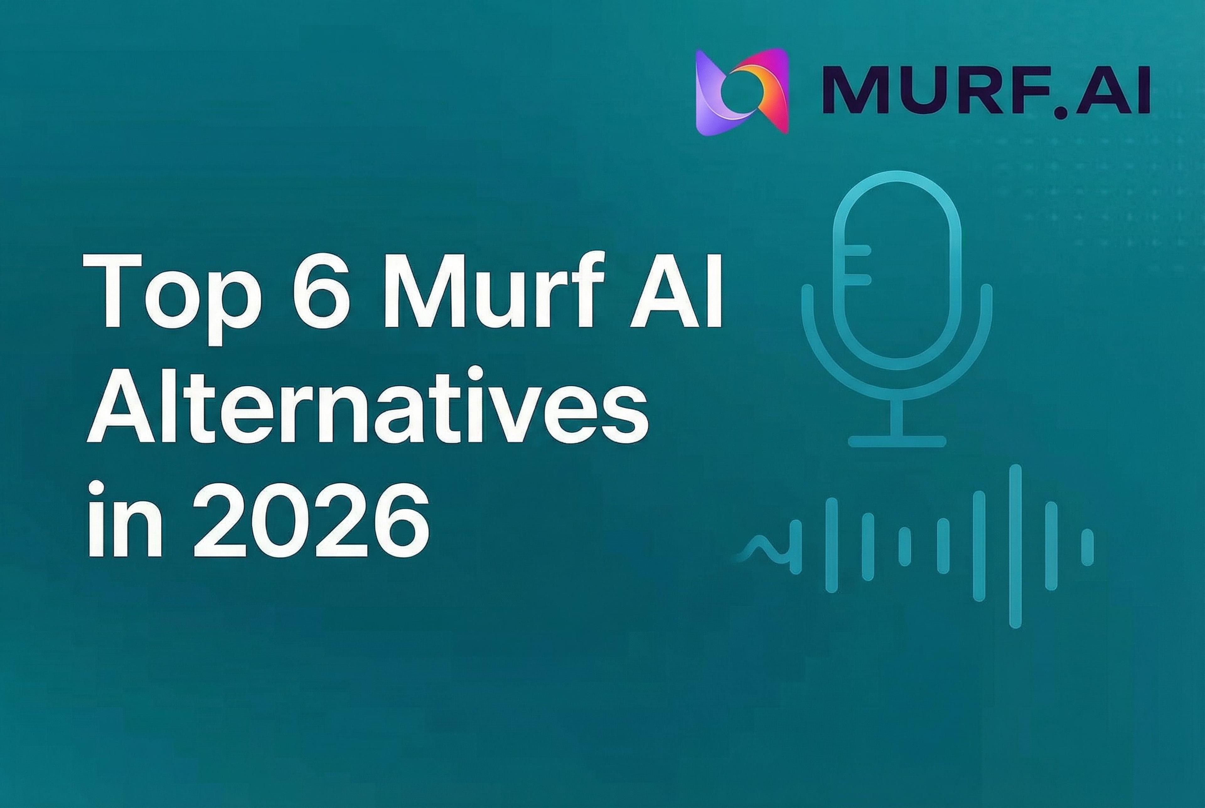 Top 6 Murf AI alternatives in 2025