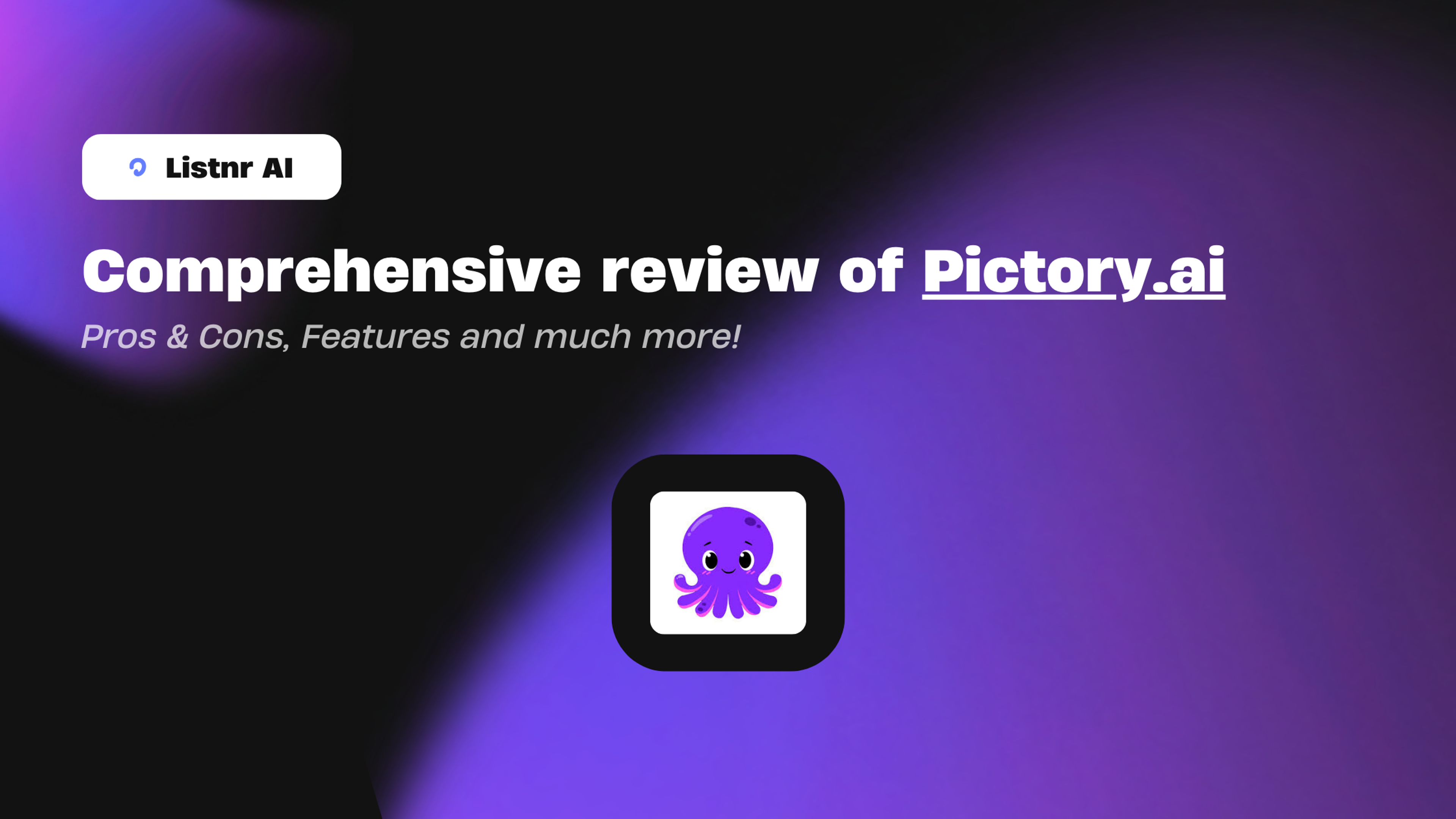 Pictory.ai Honest Review – 2024