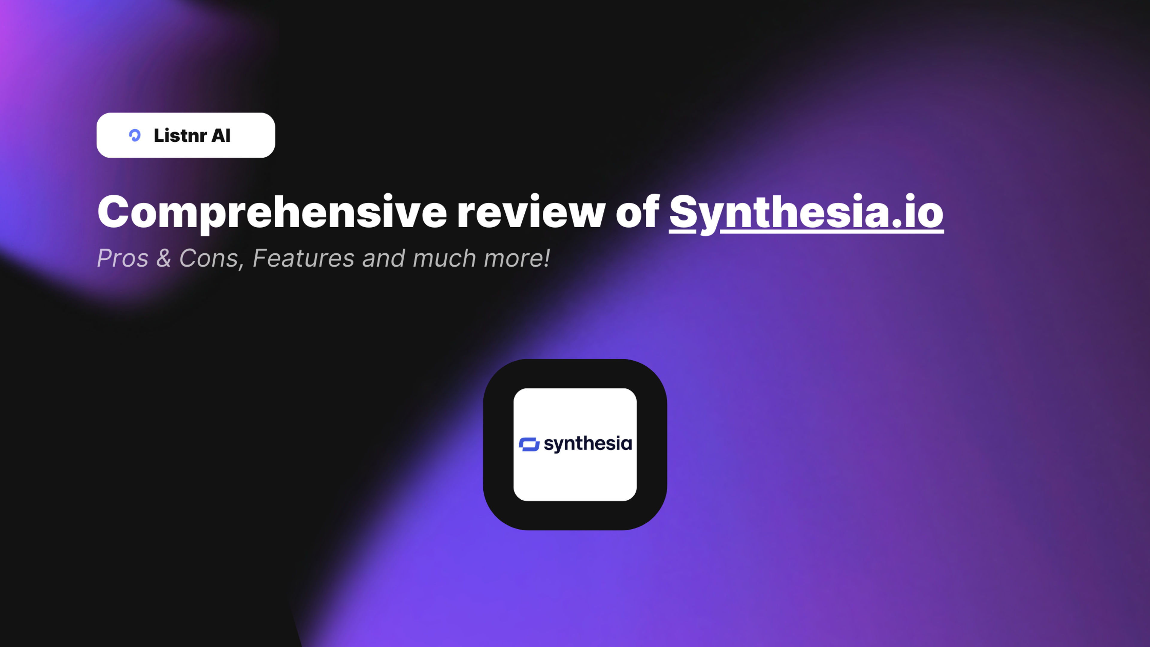 Synthesia.io Review (2024)