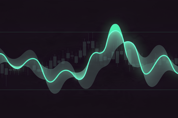 Illustration of the RSI technical indicator on stock charts