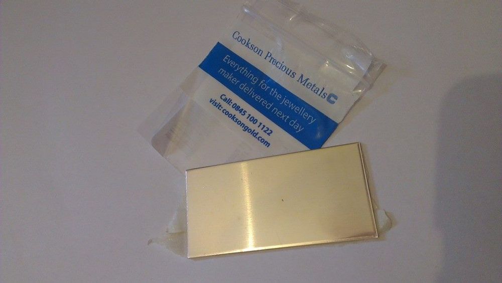 Sheet of silver