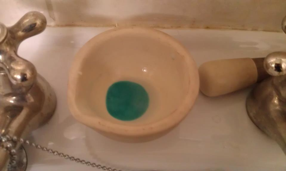 Ground enamel powder