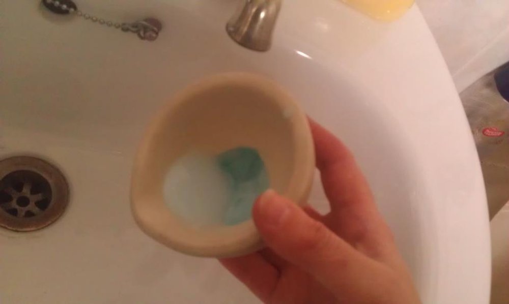 Ground and washed powdered enamel