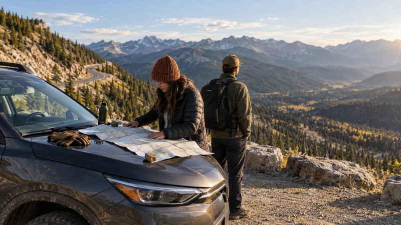 A Cohesive Mountain Road Trip Photo Story Starts with Four Essential Shots