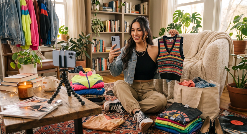 How to Take Aesthetic Clothing Photos for Depop and Vintage Resale