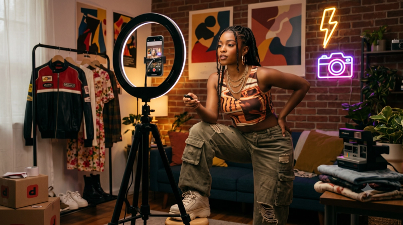 How to Take Aesthetic Clothing Photos for Depop