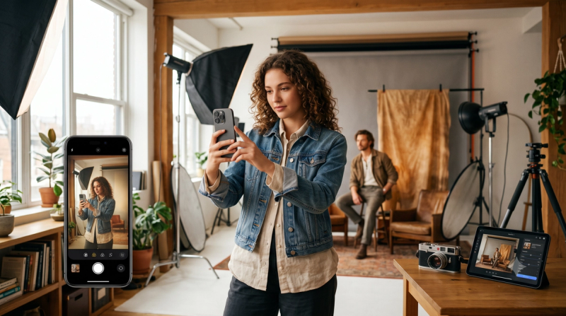 How to Take Pro Phone Photos: Studio, Vintage & AI