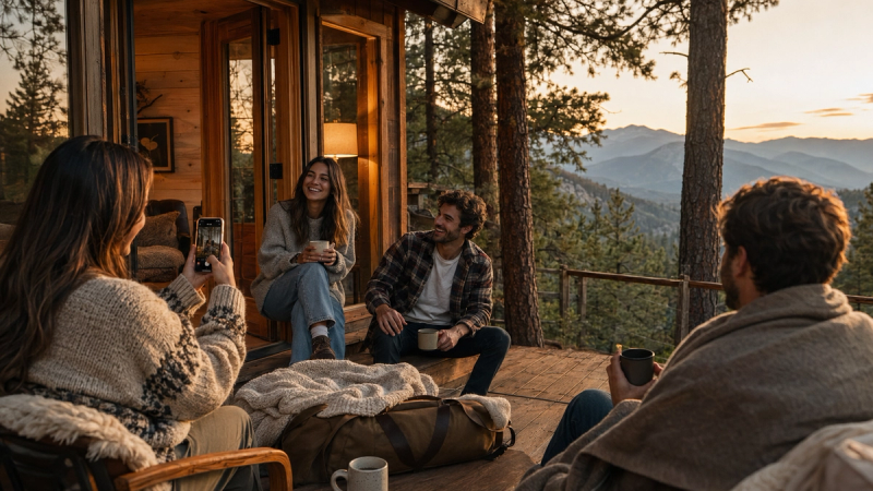 How to Capture the Perfect Weekend Cabin Getaway Photo Dump with AI Camera Apps