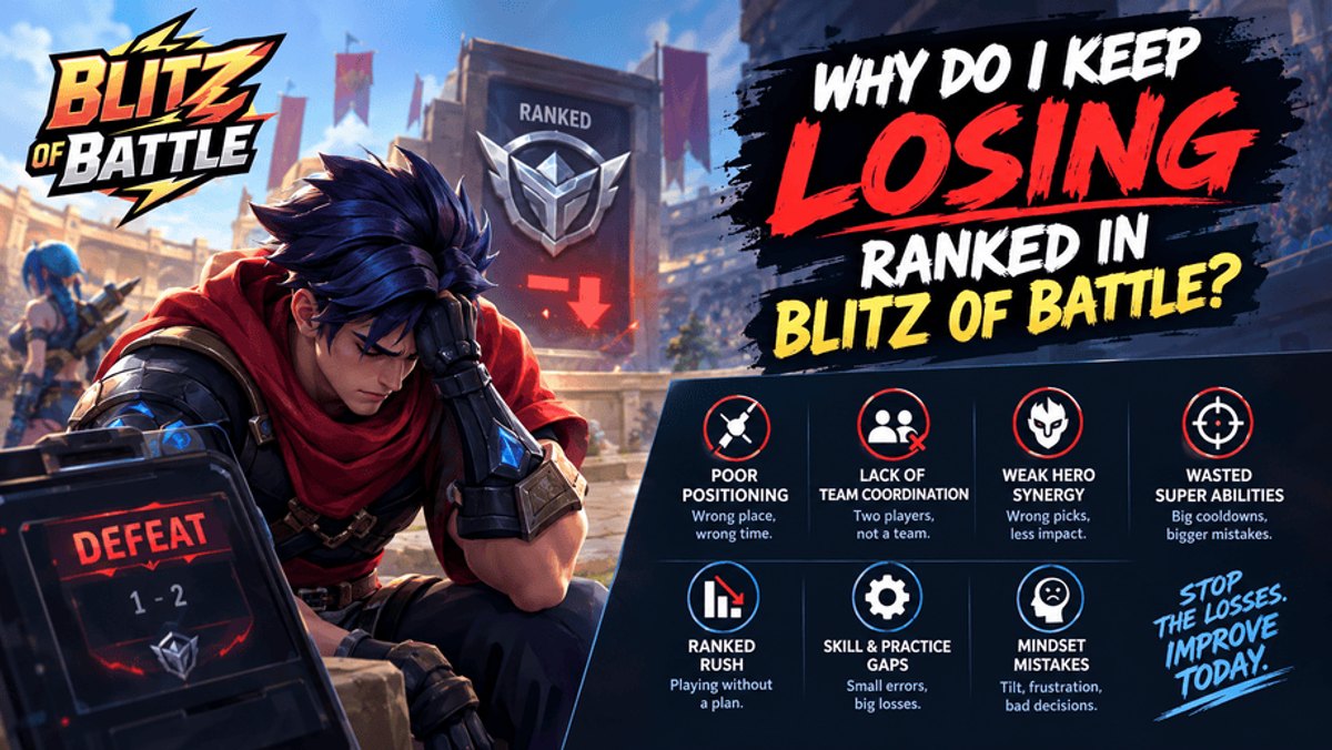 How to Overcome Ranking Lose in Blitz of Battle
