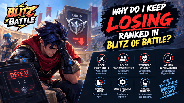 Why Do I Keep Losing Ranked in Blitz of Battle?