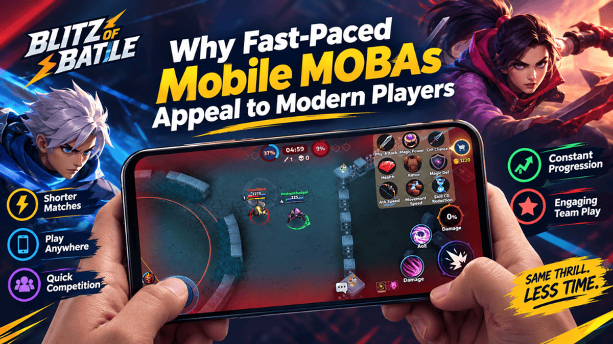 Why Fast-Paced Mobile MOBAs Appeal to Modern Players
