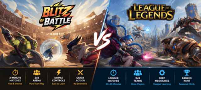 Blitz of Battle vs Traditional MOBAs: What Three-Minute Matches Change