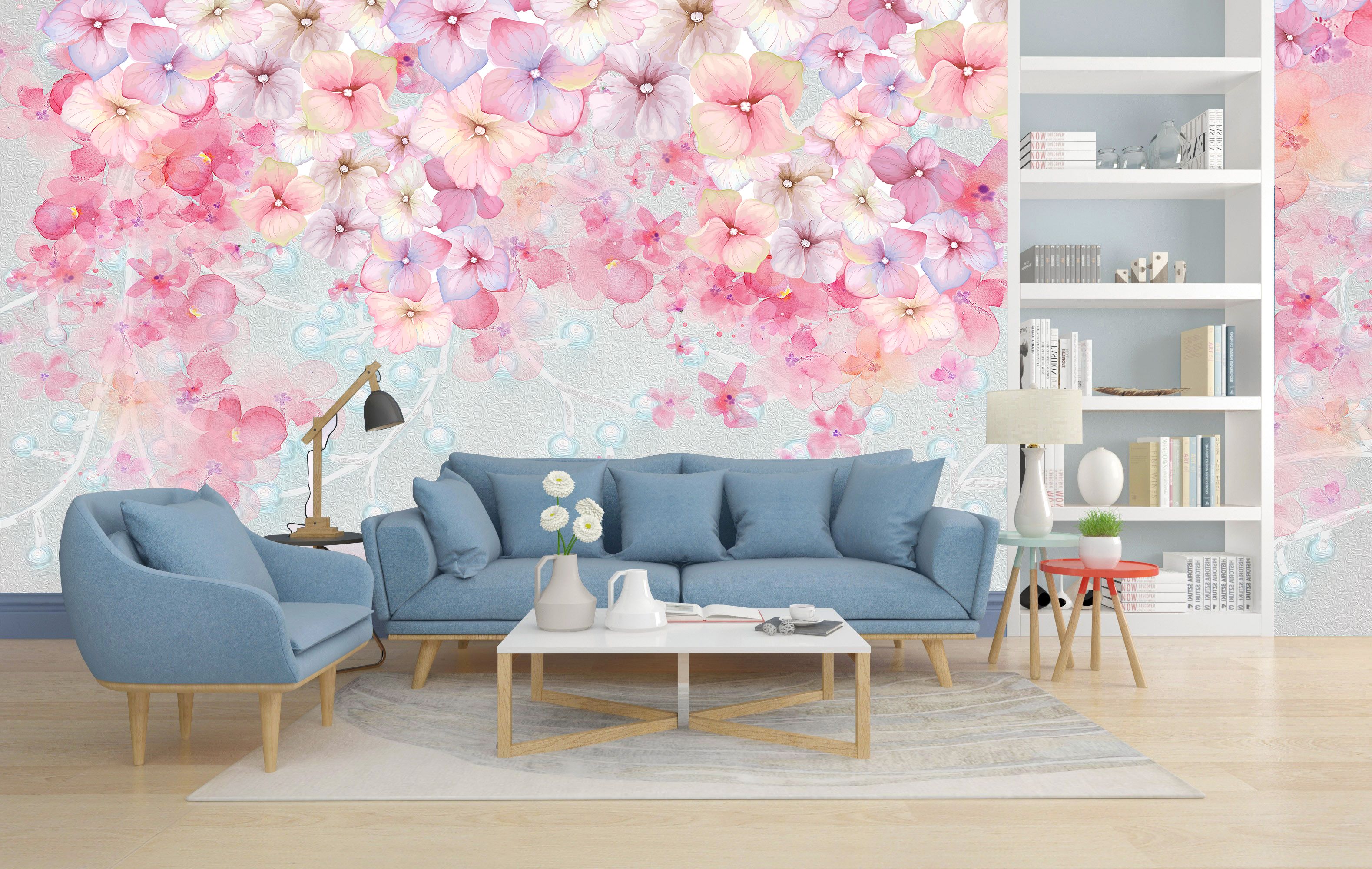 Picture of 3D floral  Wallpaper