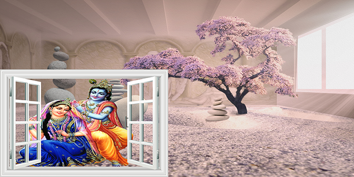 Picture of CW0006 Radha Krishna 5D,6D,7D wallpaper 