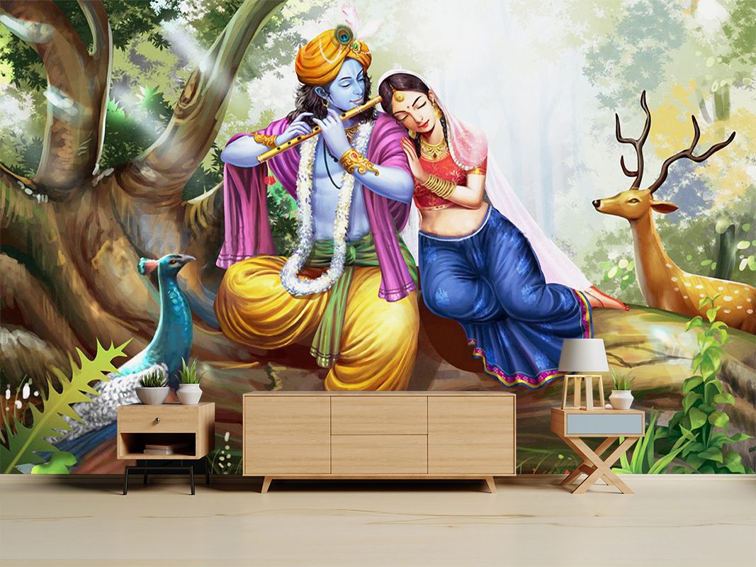 Picture of CW0004 Radha Krishna 5D,6D,7D Wallpaper
