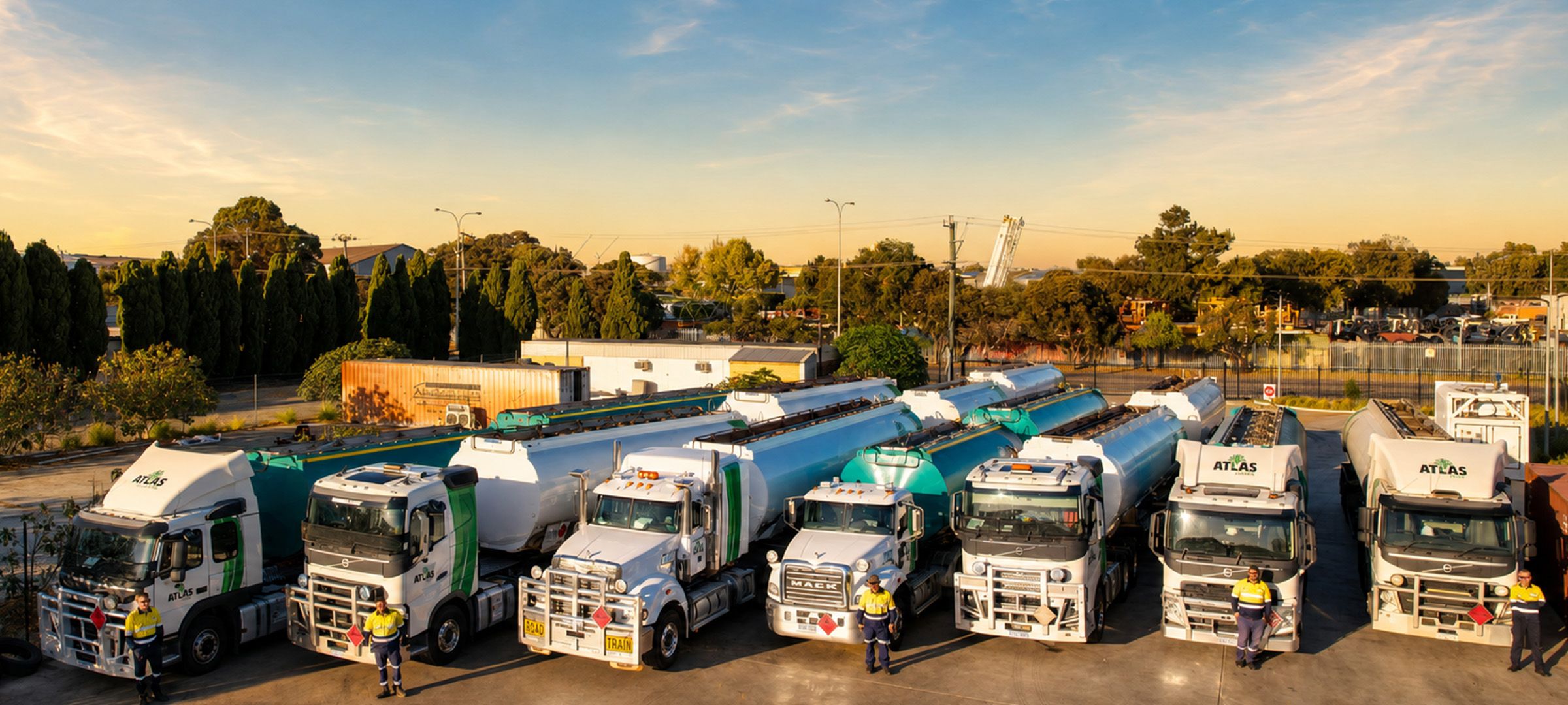 GPS-tracked fleet