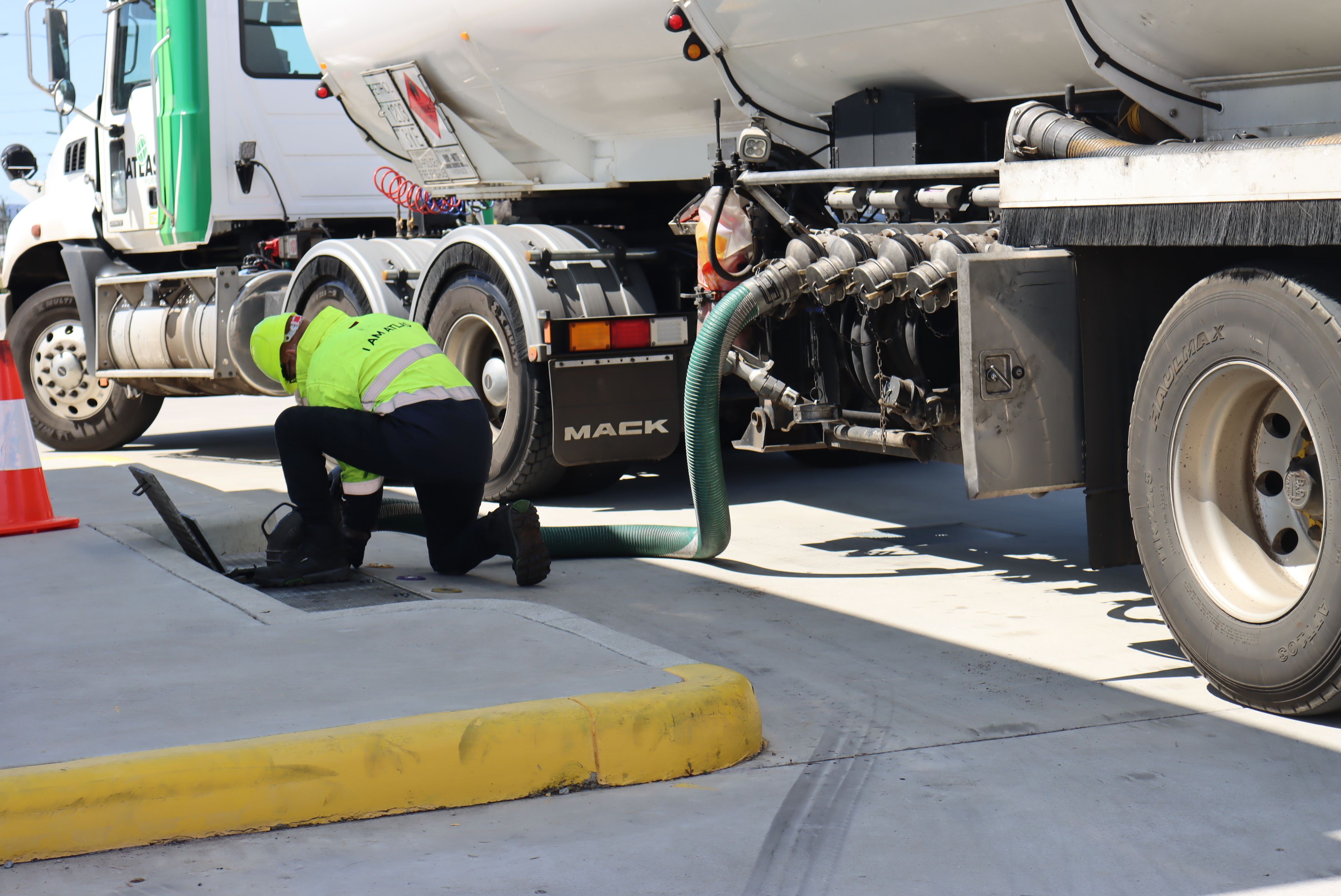 Atlas fuel tanker truck