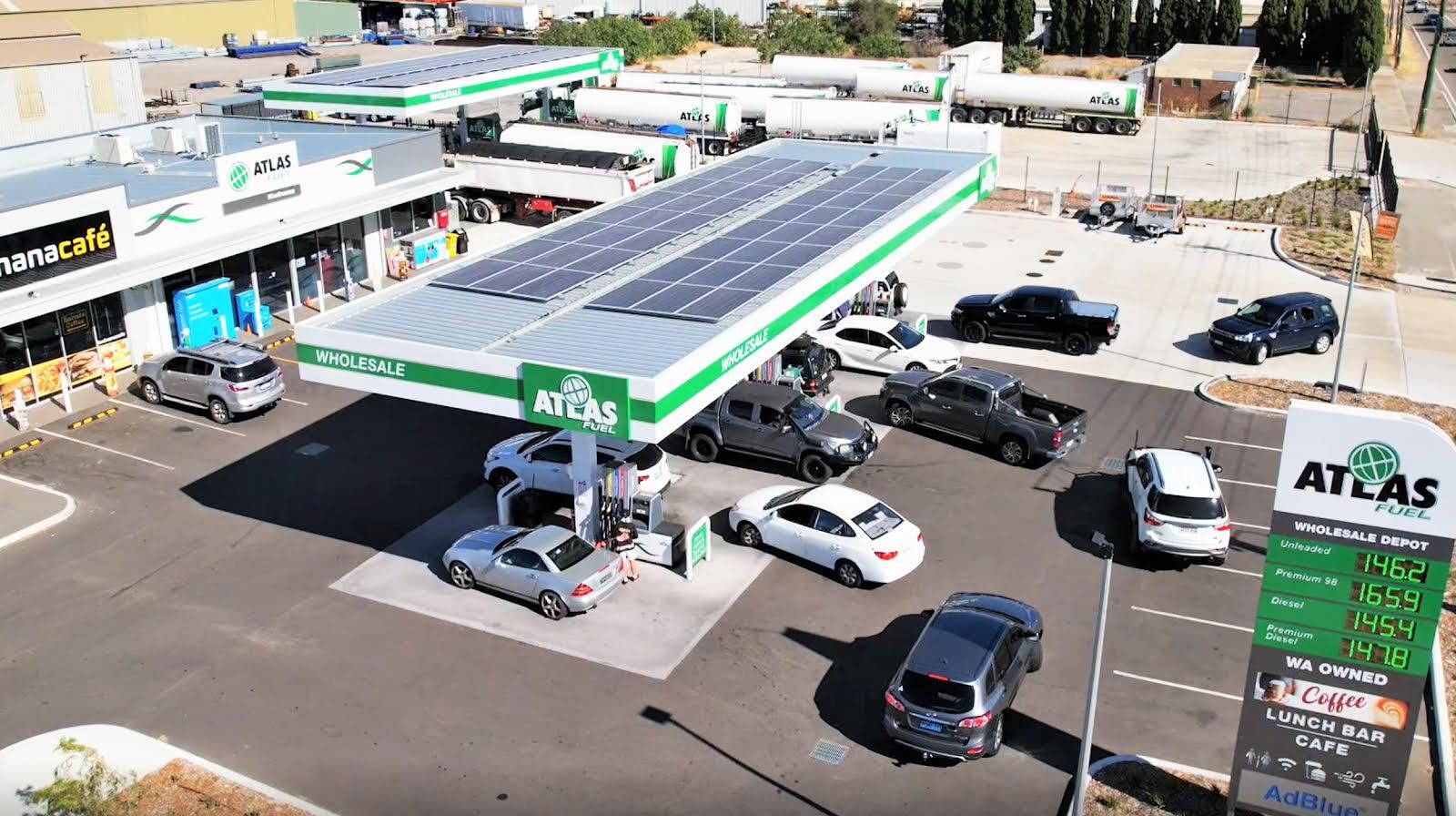 modern fuel stations