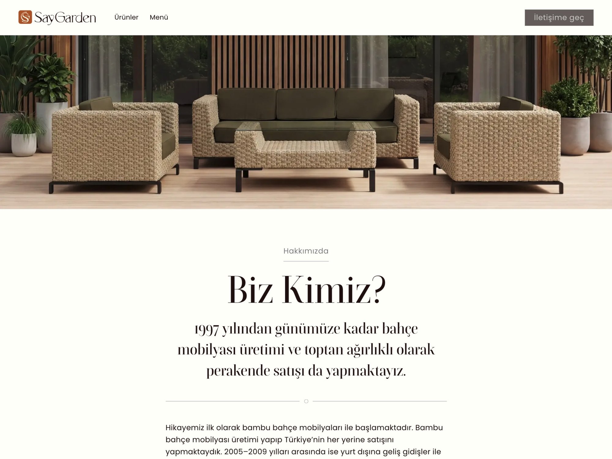 Website · about page