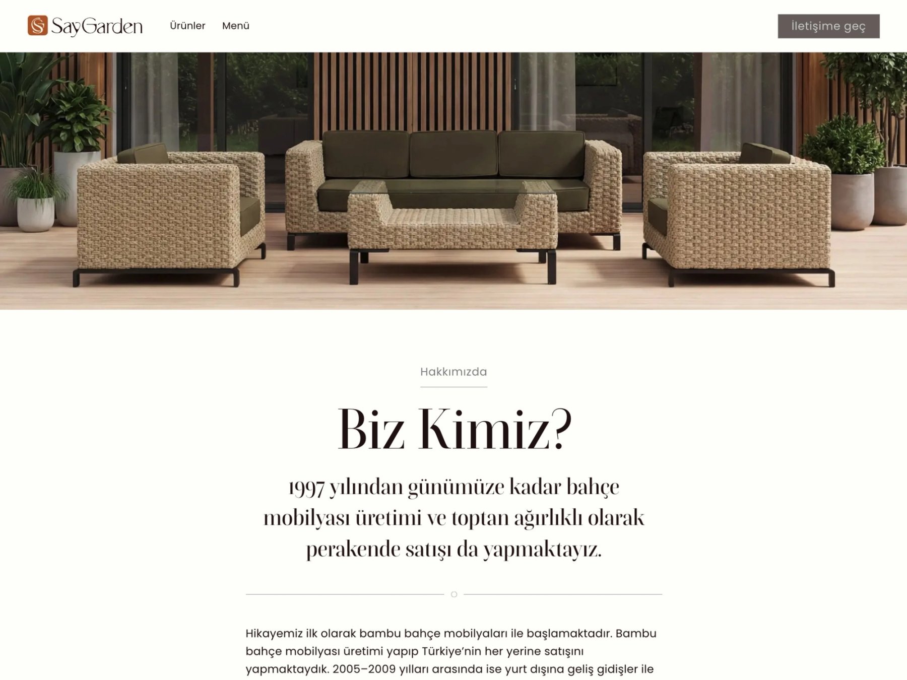 Web sitesi · hakkımızda
