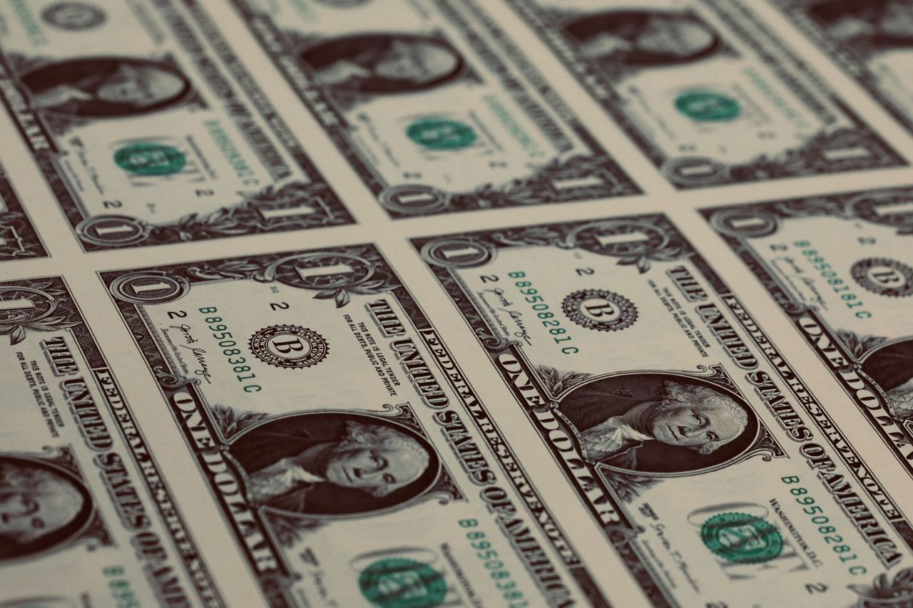 Pre-cut one dollar bills