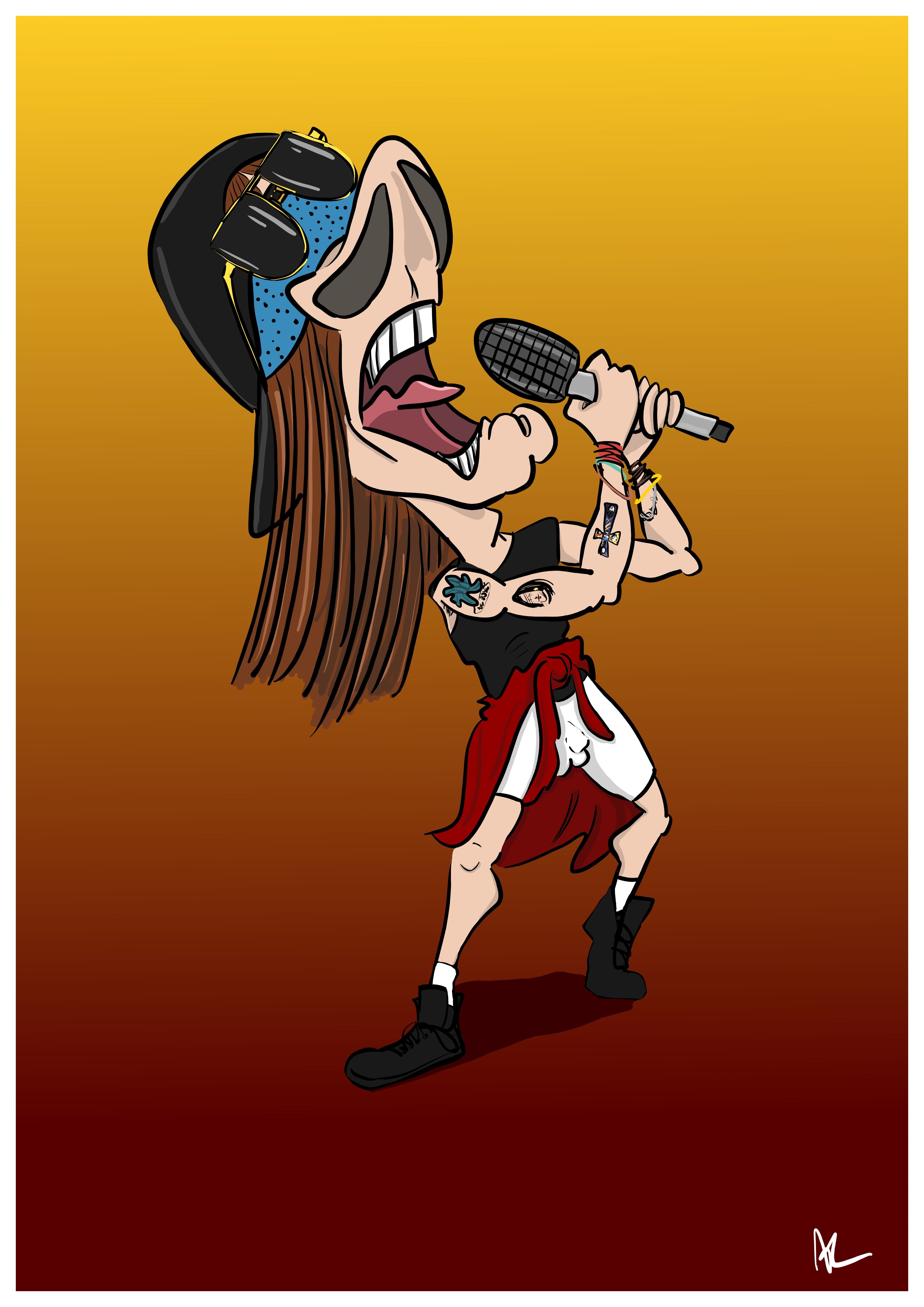 Axl Rose - Caricature