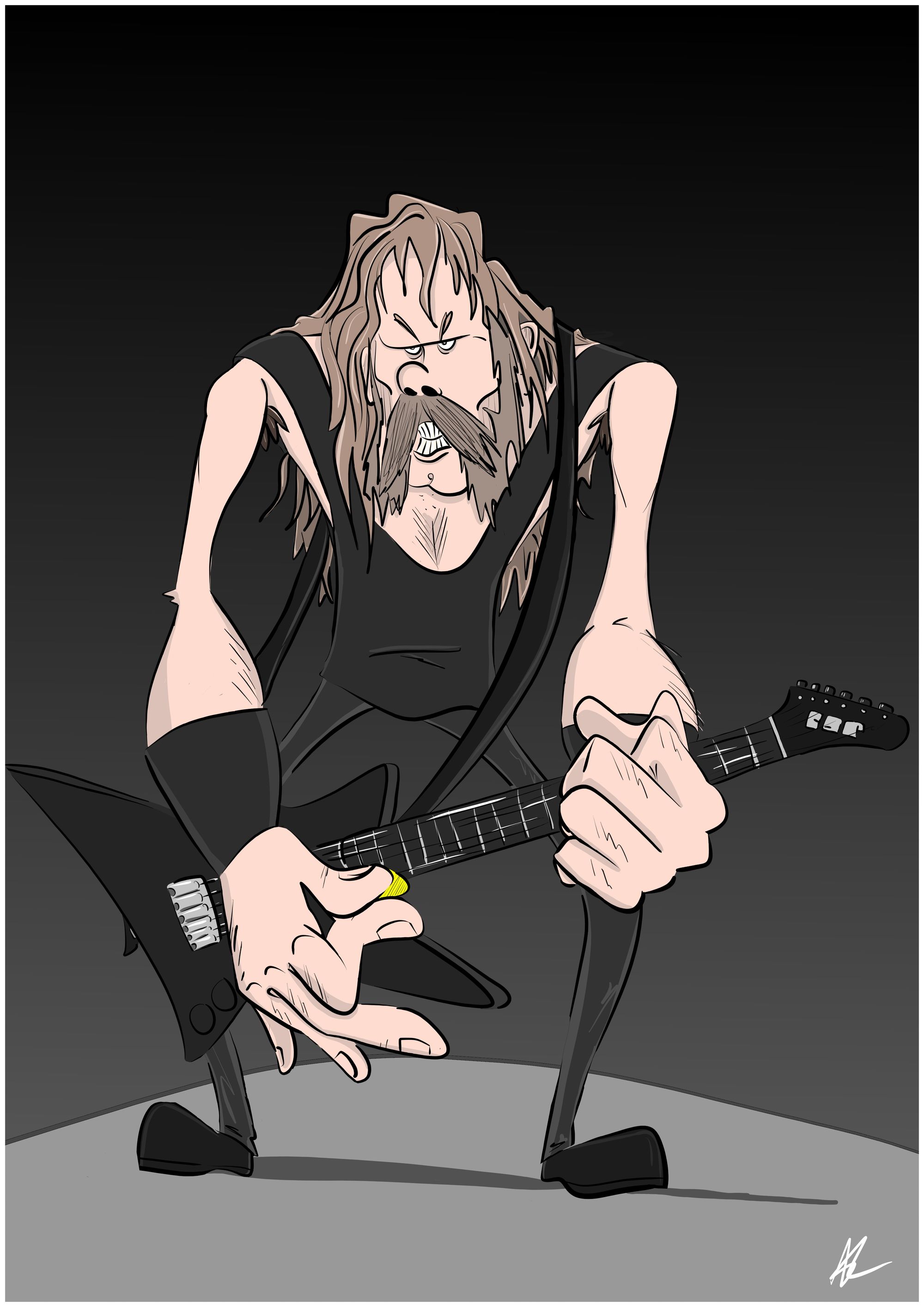 James Hetfield - Caricature