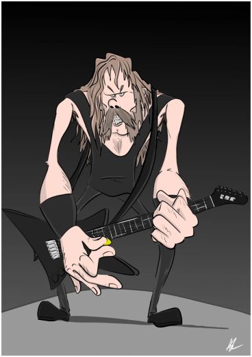 James Hetfield - Caricature