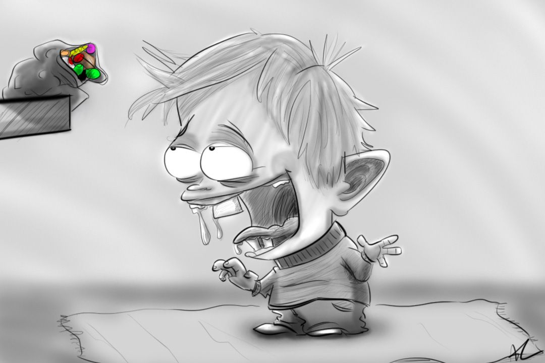 Kid has a lust for candy