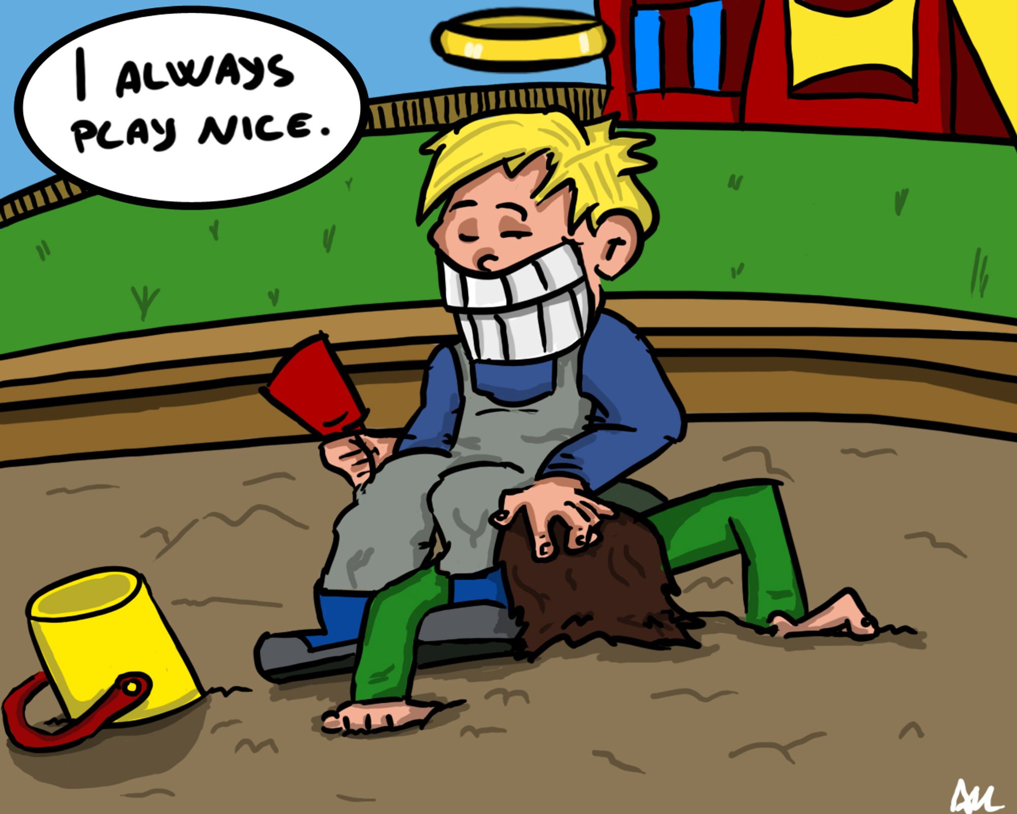 Kids don't always play nice