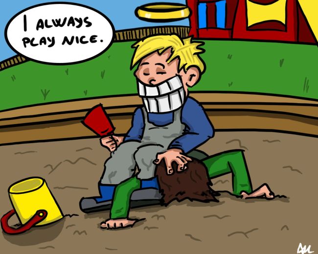 Kids don't always play nice