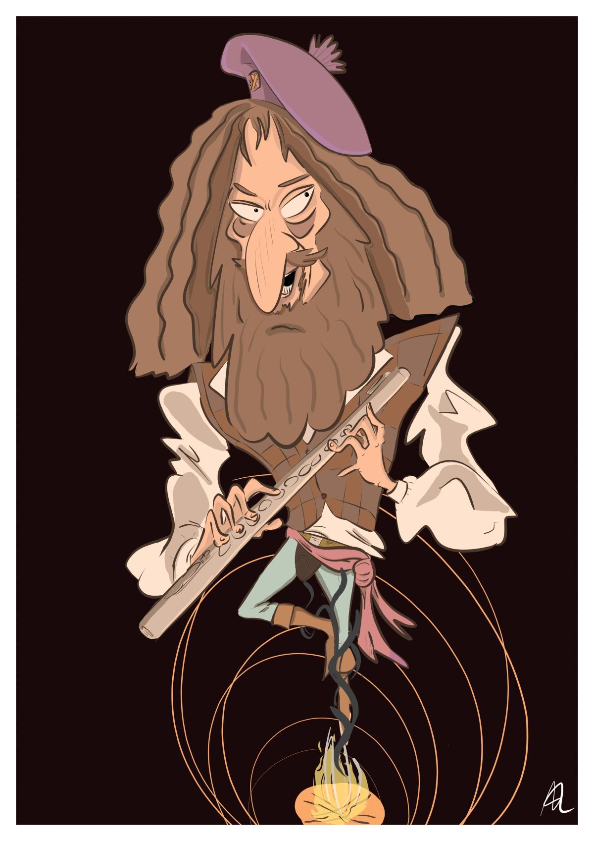 Ian Anderson - Caricature
