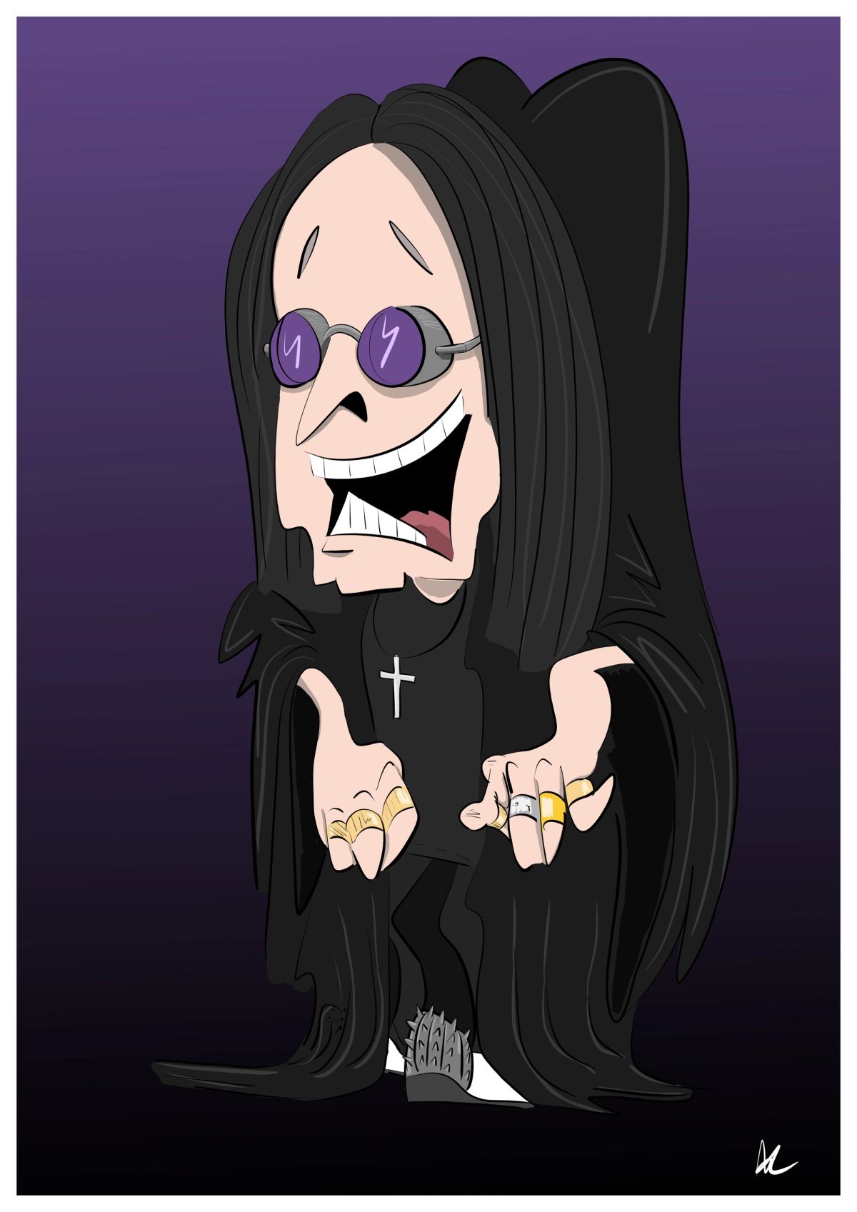 Ozzy Osbourne - caricature