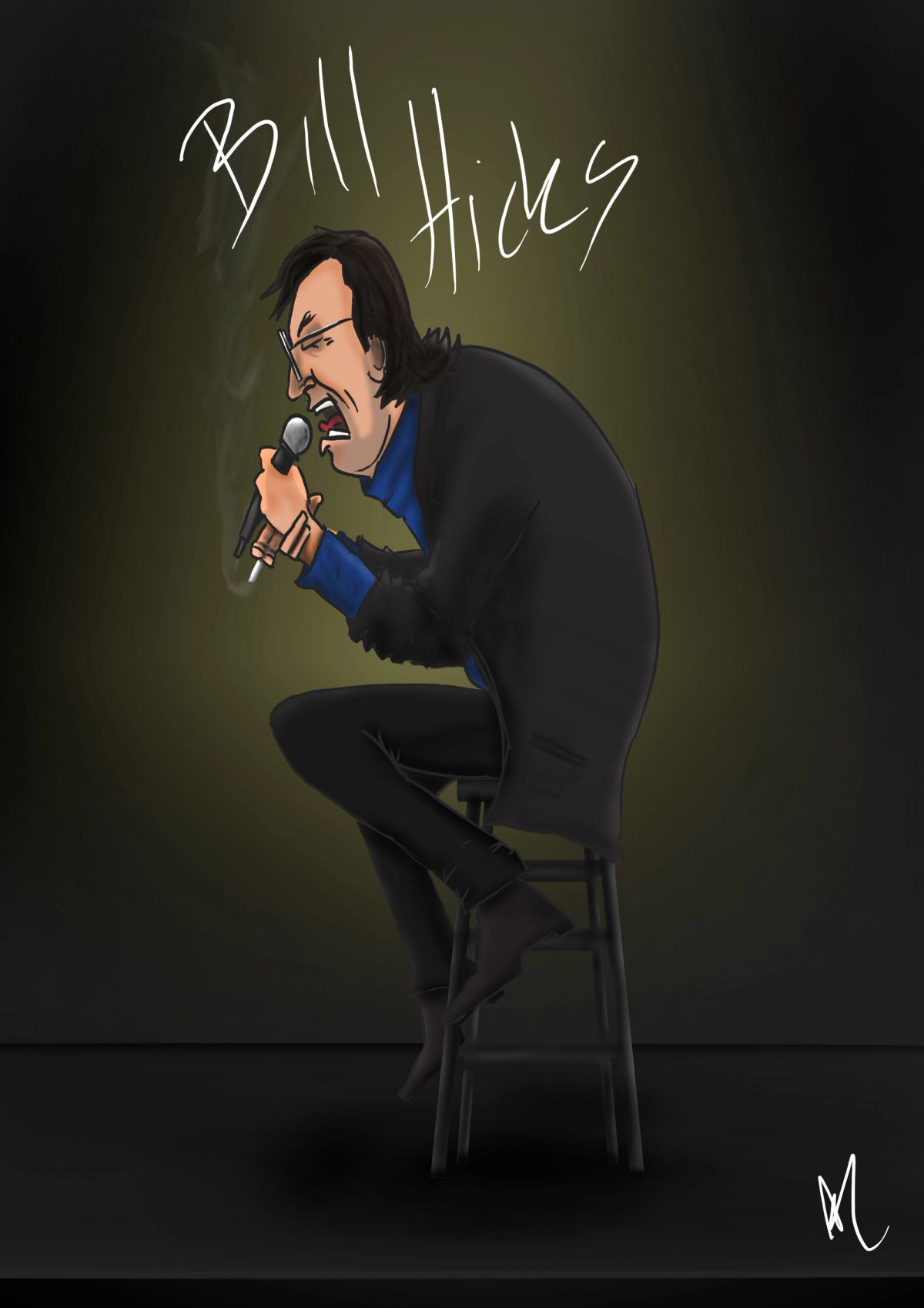 Bill Hicks - Caricature