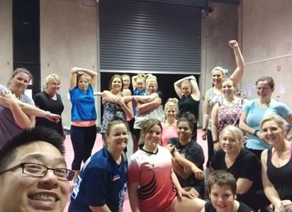 The Be Strong Fitness gym community. Gym co-director Joanne says: "Everyone working for one cause to help bring some joy to another person and their community builds camaraderie."