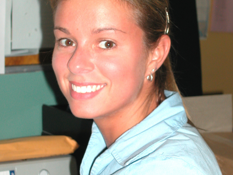 Anne at the start of her ChildFund journey.