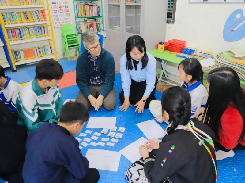 In Vietnam, Brayden visited a school where conversations with students and teachers highlighted the role education plays in shaping children's confidence, ideas and aspirations.
