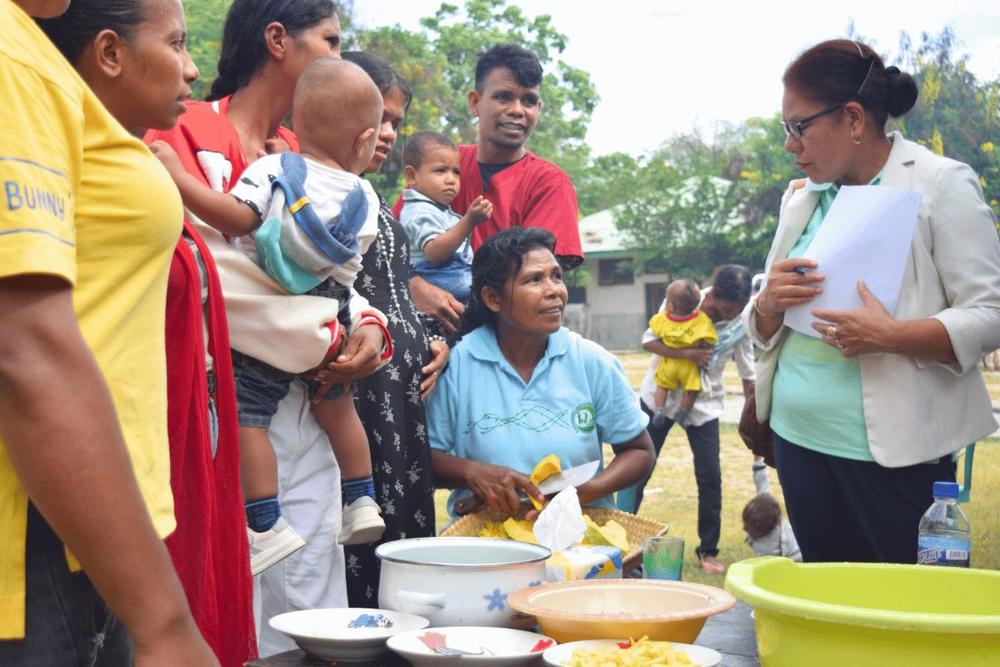 Teofila, pictured right, says that while many mums know what nutritious food to feed their kids, they often can’t afford it or don’t know how to make the most of it.