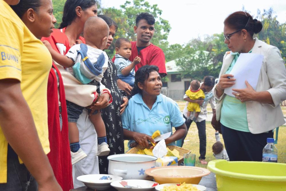 Teofila, pictured right, says that while many mums know what nutritious food to feed their kids, they often can’t afford it or don’t know how to make the most of it.