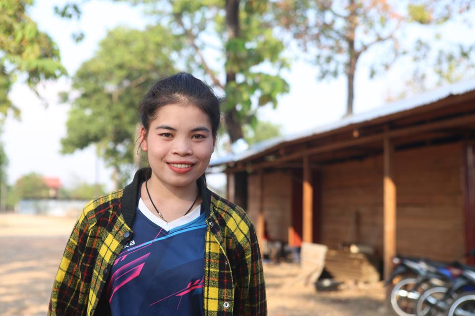 Khied is back in school and thriving thanks to ChildFund donors who helped her families following floods in Laos.