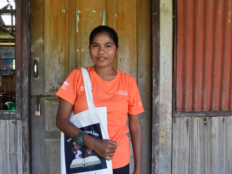 Reading opens doors for girls. Joana is helping make it possible.