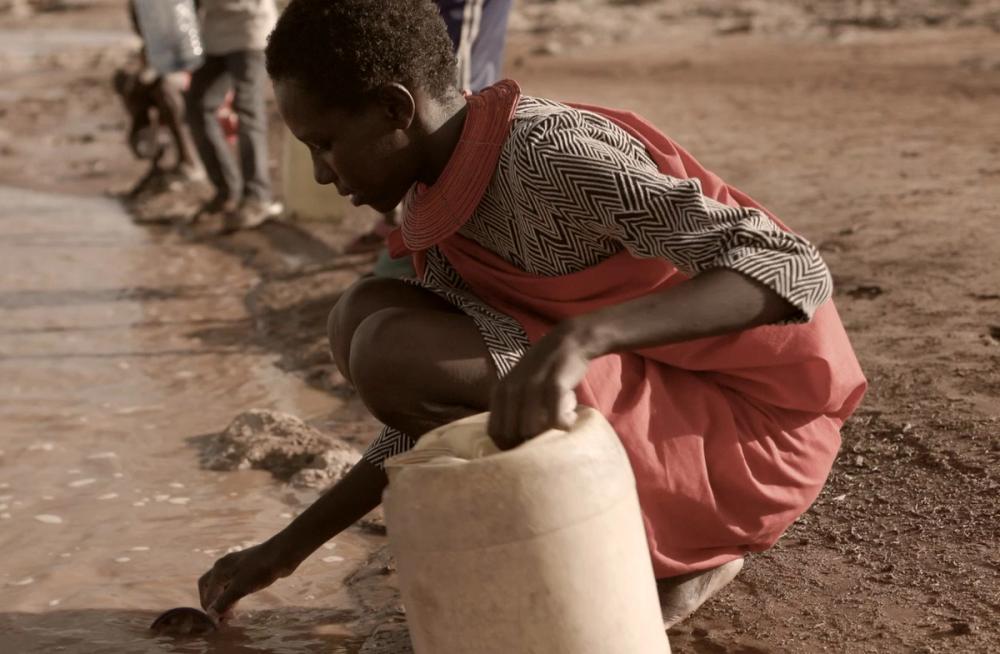 Agnes' family has relied on water from a dirty river for generations.