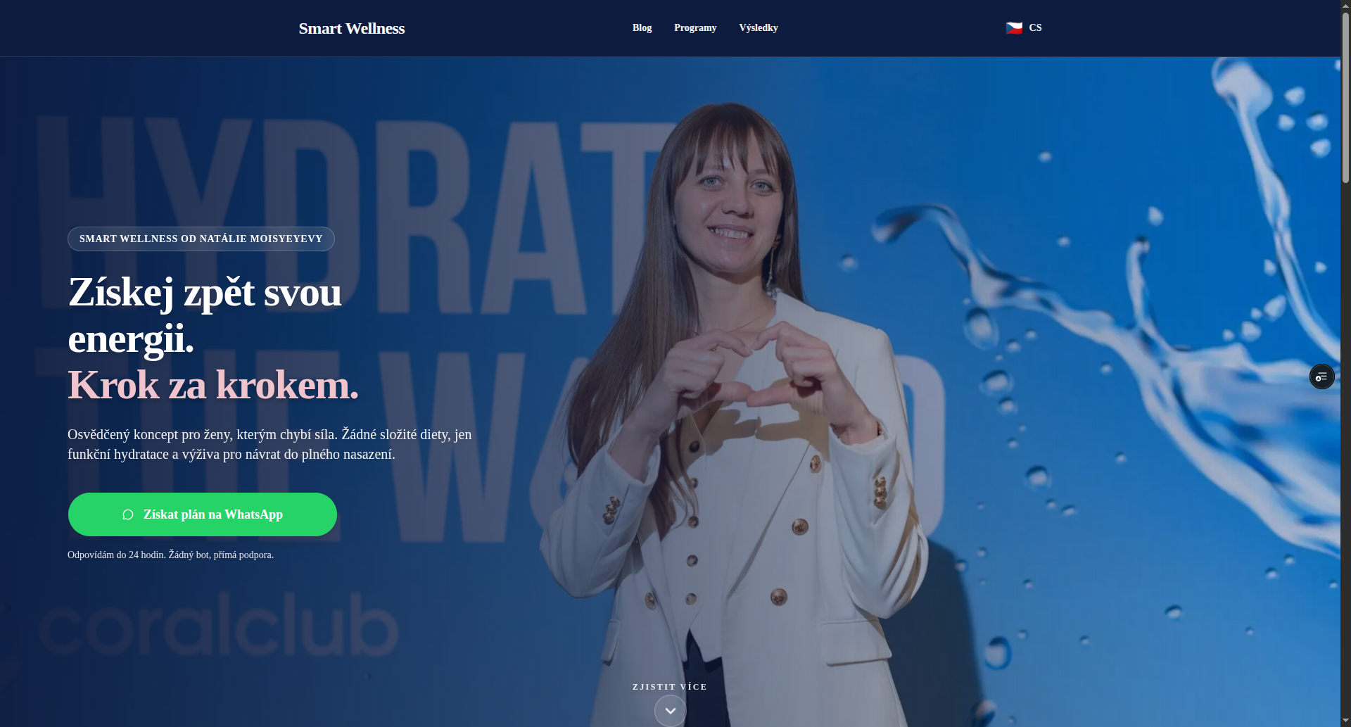 Smart Wellness – Coral Club Landing Page