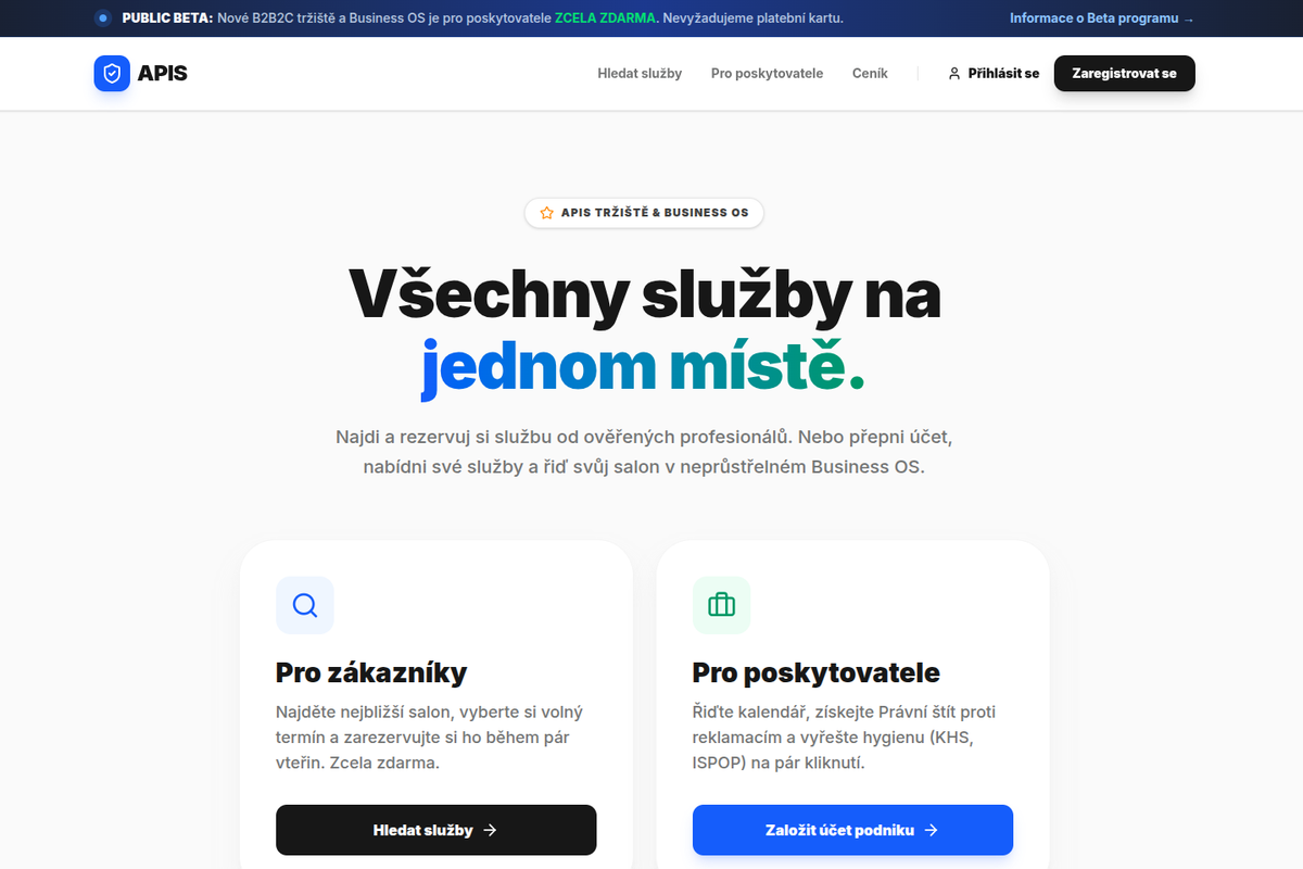 APIS SaaS Platforma