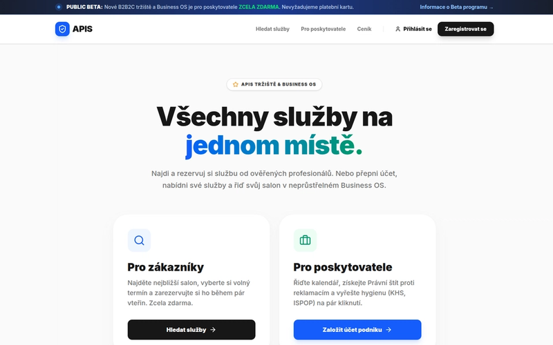 APIS SaaS Platforma