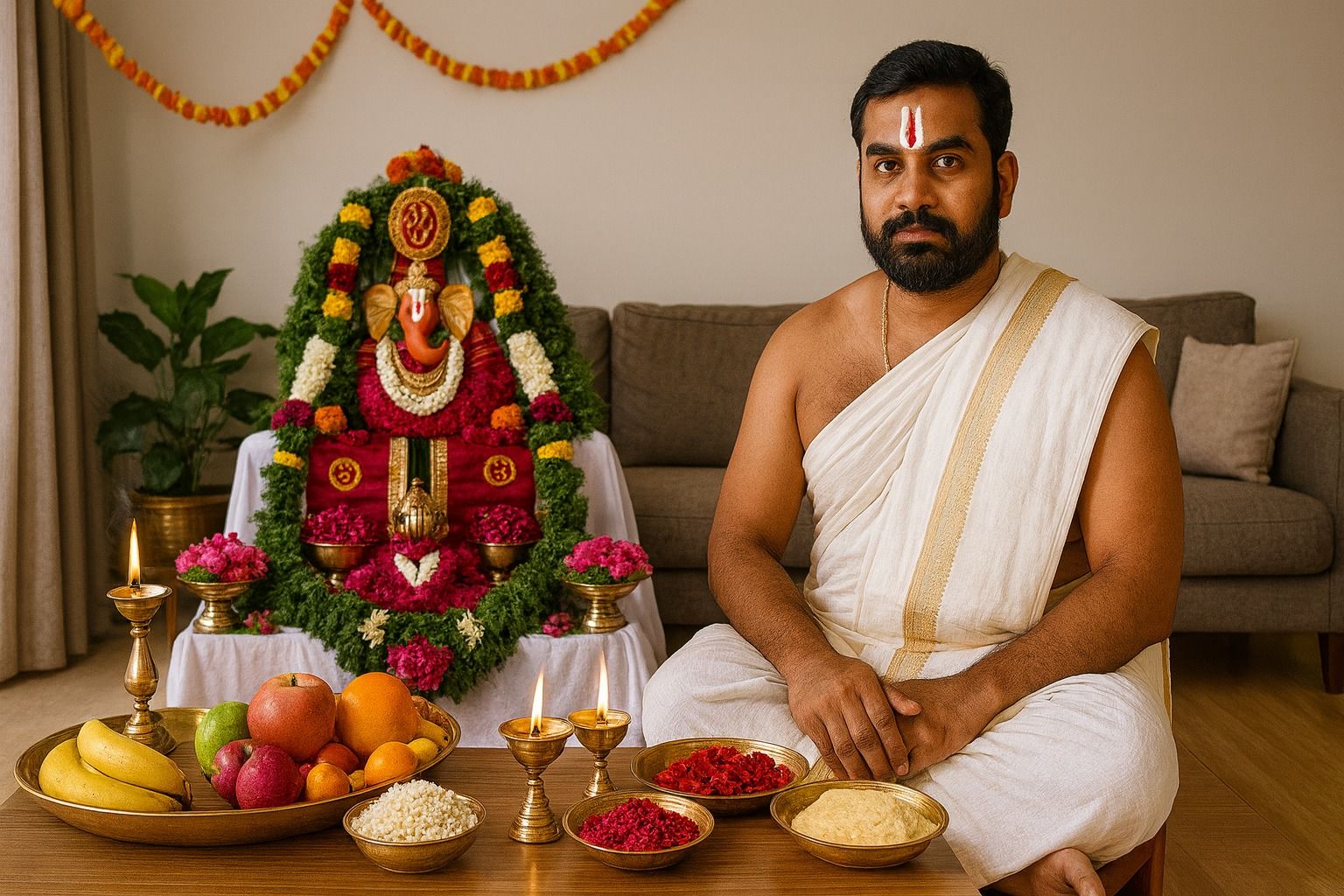 BookMyPooja What to Prepare Before Pandit Ji Arrives for Your Home Pooja – Complete Checklist