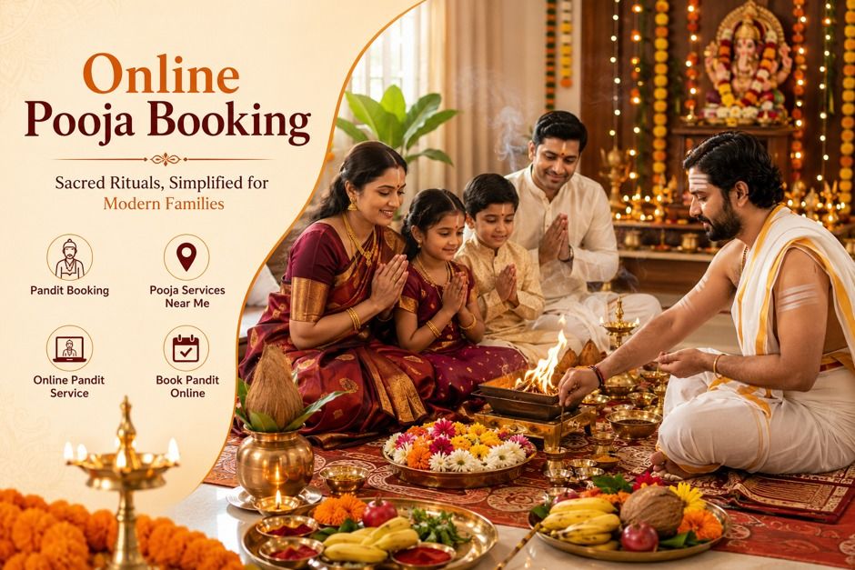 Online Pooja Booking: Bringing Traditional Rituals Closer to Modern Families
