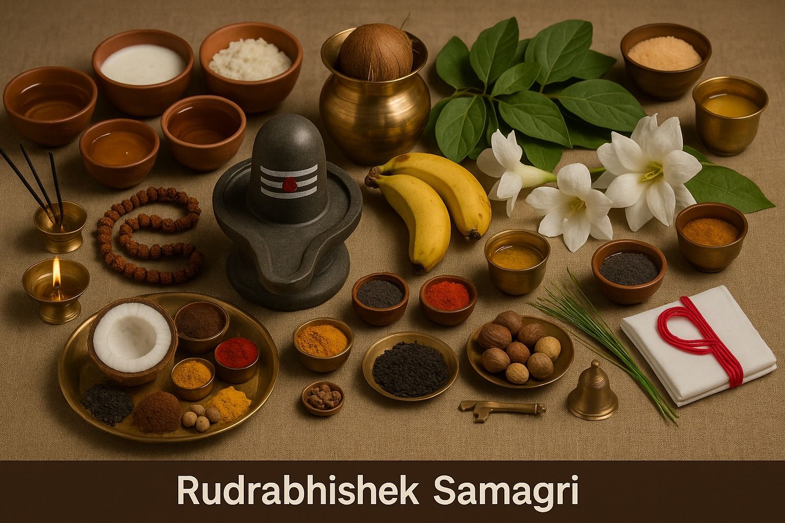 Rudrabhishek Samagri List | Complete Guide for Rudrabhishek Puja